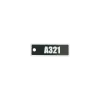 Schlüsselanhänger "A321" – Aviation Design Kunststoff Tag 82×26 mm