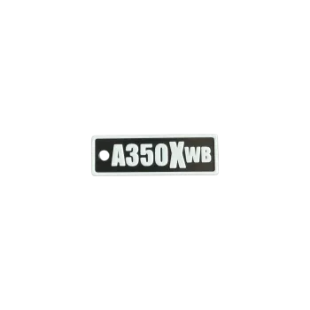 Schlüsselanhänger "A350Xwb" – Aviation Design Kunststoff Tag 82×26 mm