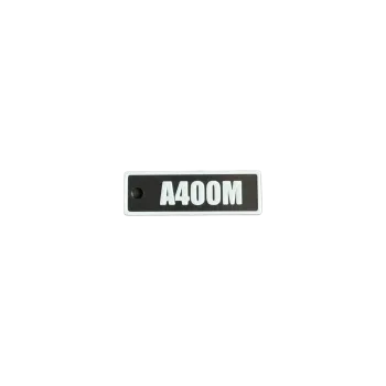 Schlüsselanhänger "A400M" – Aviation Design Kunststoff Tag 82×26 mm