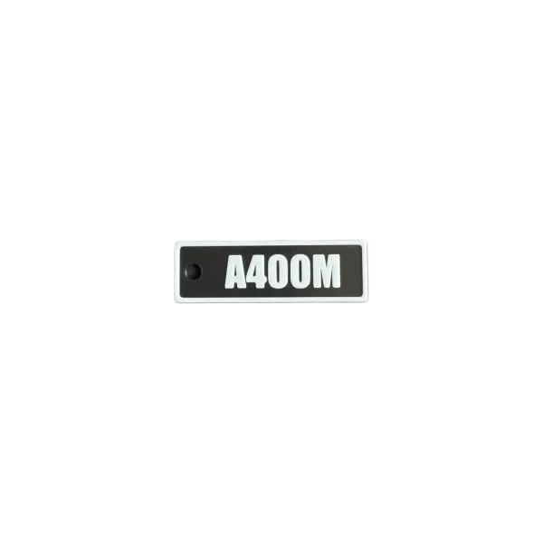 Schlüsselanhänger "A400M" – Aviation Design Kunststoff Tag 82×26 mm