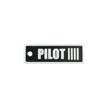 Schlüsselanhänger Pilot Level IV – Aviation Kunststoff Tag 82×26 mm
