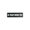 Schlüsselanhänger "PILOT MODE ON" – Aviation Kunststoff Tag 82×26 mm