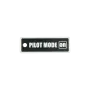 Schlüsselanhänger "PILOT MODE ON" – Aviation Kunststoff Tag 82×26 mm