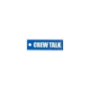 Schlüsselanhänger "CREW TALK" – Aviation Kunststoff Tag 82×26 mm