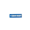 Schlüsselanhänger "CABIN READY" – Aviation Kunststoff Tag 82×26 mm