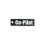 Schlüsselanhänger "Co-Pilot" – Aviation Kunststoff Tag 82×26 mm