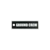 Schlüsselanhänger "GROUND CREW" – Aviation Kunststoff Tag 82×26 mm