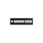Schlüsselanhänger "GROUND CREW" – Aviation Kunststoff Tag 82×26 mm