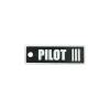 Schlüsselanhänger Pilot Level III – Aviation Kunststoff Tag 82×26 mm