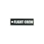Schlüsselanhänger "FLIGHT CREW" – Aviation Kunststoff Tag 82×26 mm