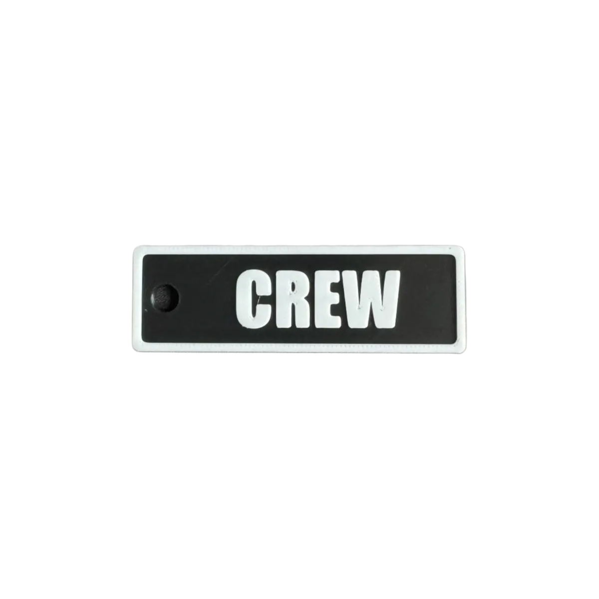 Schlüsselanhänger "CREW" – Aviation Kunststoff Tag 82×26 mm