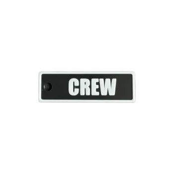Schlüsselanhänger "CREW" – Aviation Kunststoff Tag 82×26 mm