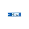 Schlüsselanhänger "CREW" – Aviation Kunststoff Tag 82×26 mm