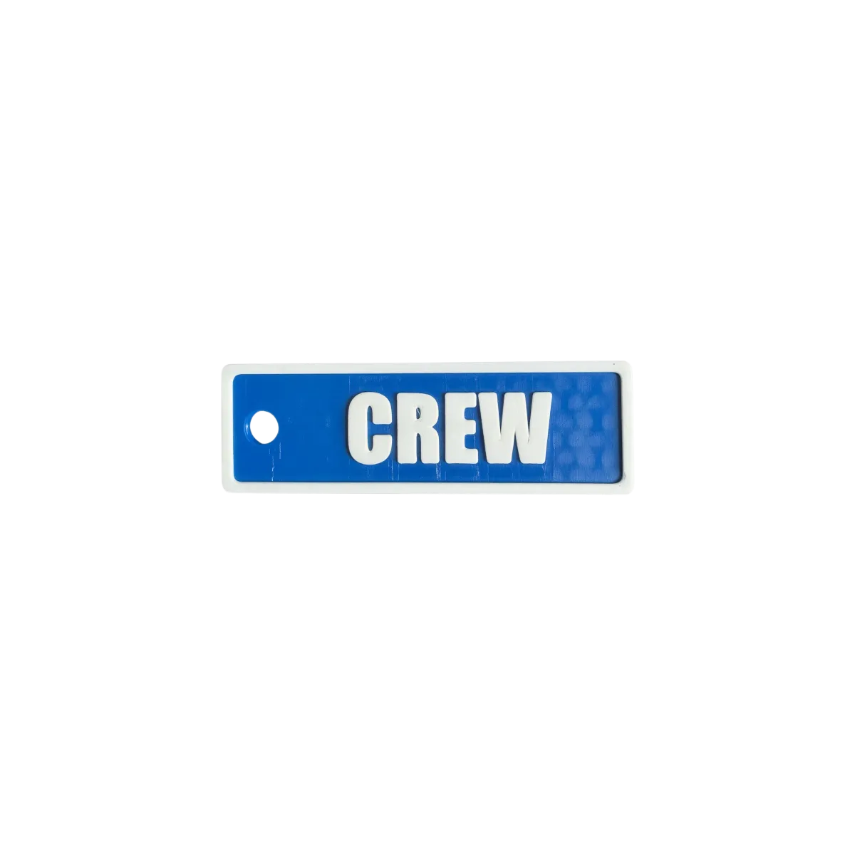 Schlüsselanhänger "CREW" – Aviation Kunststoff Tag 82×26 mm