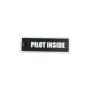 Schlüsselanhänger "PILOT INSIDE" – Aviation Kunststoff Tag 82×26 mm