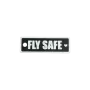 Schlüsselanhänger "FLY SAFE" – Aviation Kunststoff Tag 82×26 mm