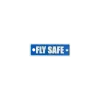 Schlüsselanhänger "FLY SAFE" – Aviation Kunststoff Tag 82×26 mm