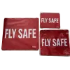 Mousepad "FLY SAFE" PROBEL – Aviation Desk Mat, rot