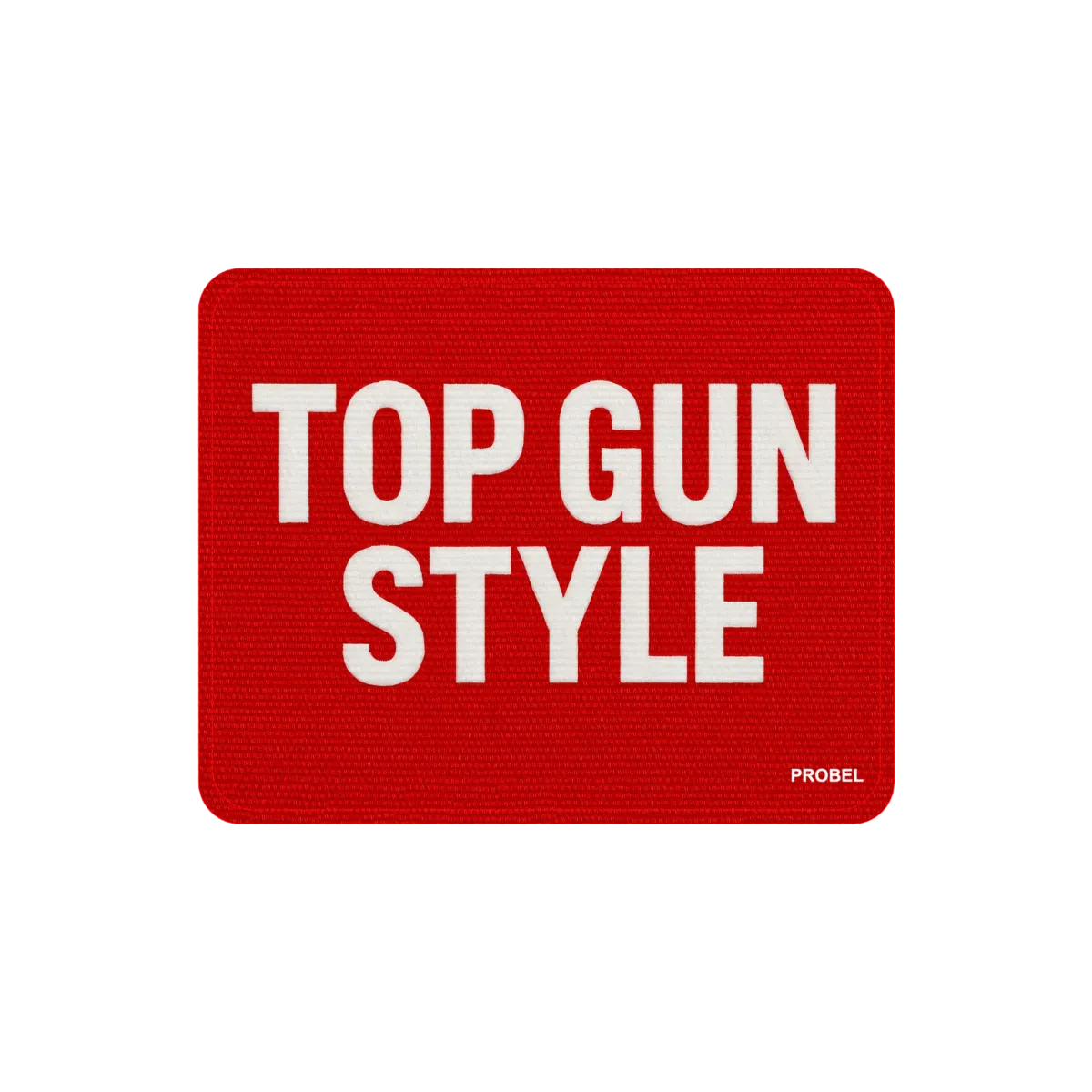 Mousepad "TOP GUN STYLE" PROBEL – Aviation Desk Mat, rot