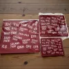 Mousepad "Aviation Abbreviations" PROBEL – Aviation Desk Mat, rot