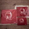 Mousepad "Pilot Helmet" PROBEL – Aviation Desk Mat, rot