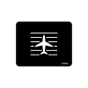 Tapis de souris "Runway Approach" PROBEL – Style aviation, noir