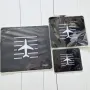 Mouse Pad "Runway Approach" PROBEL – Aviation Desk Mat, black