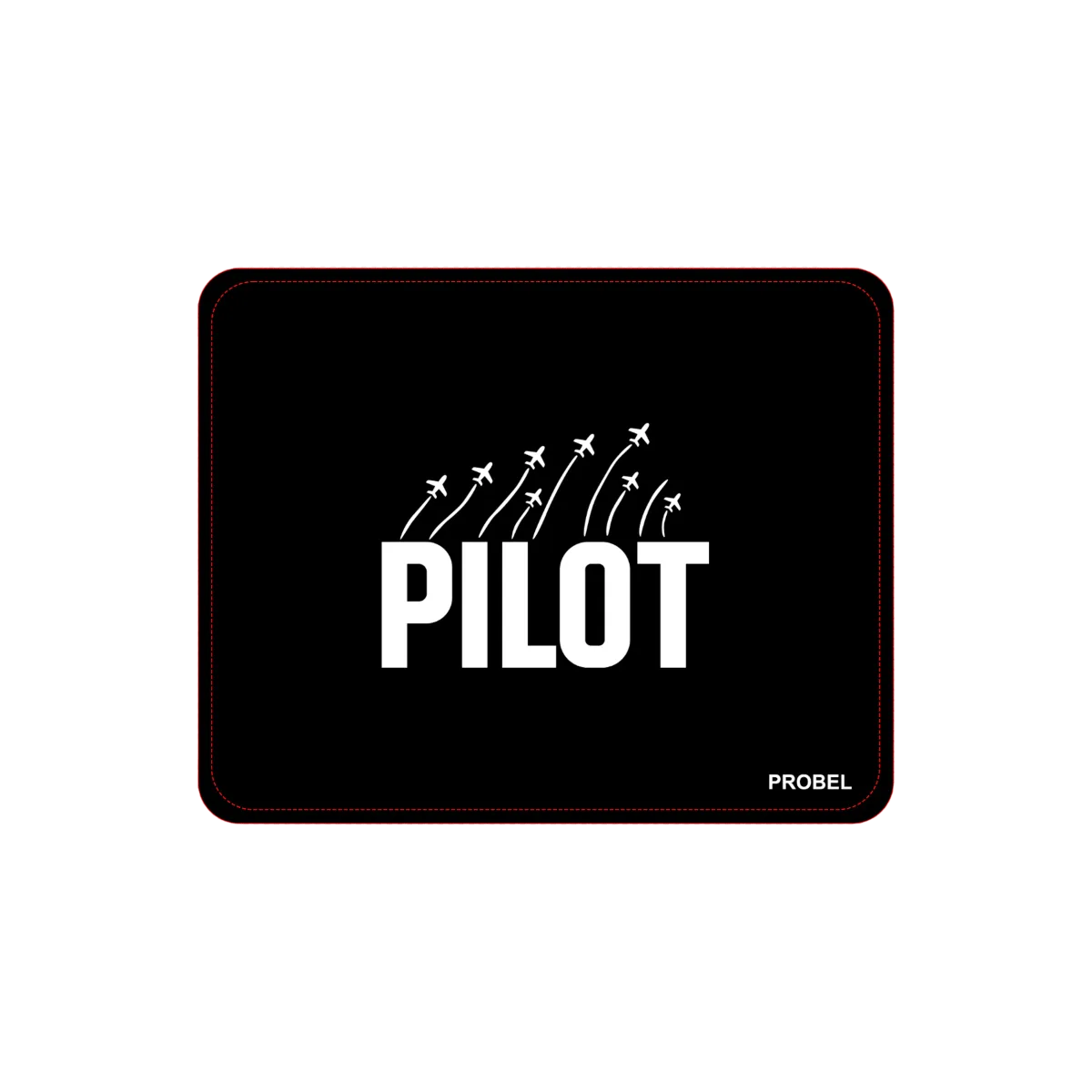 Mousepad "PILOT" PROBEL – Aviation Desk Mat, schwarz