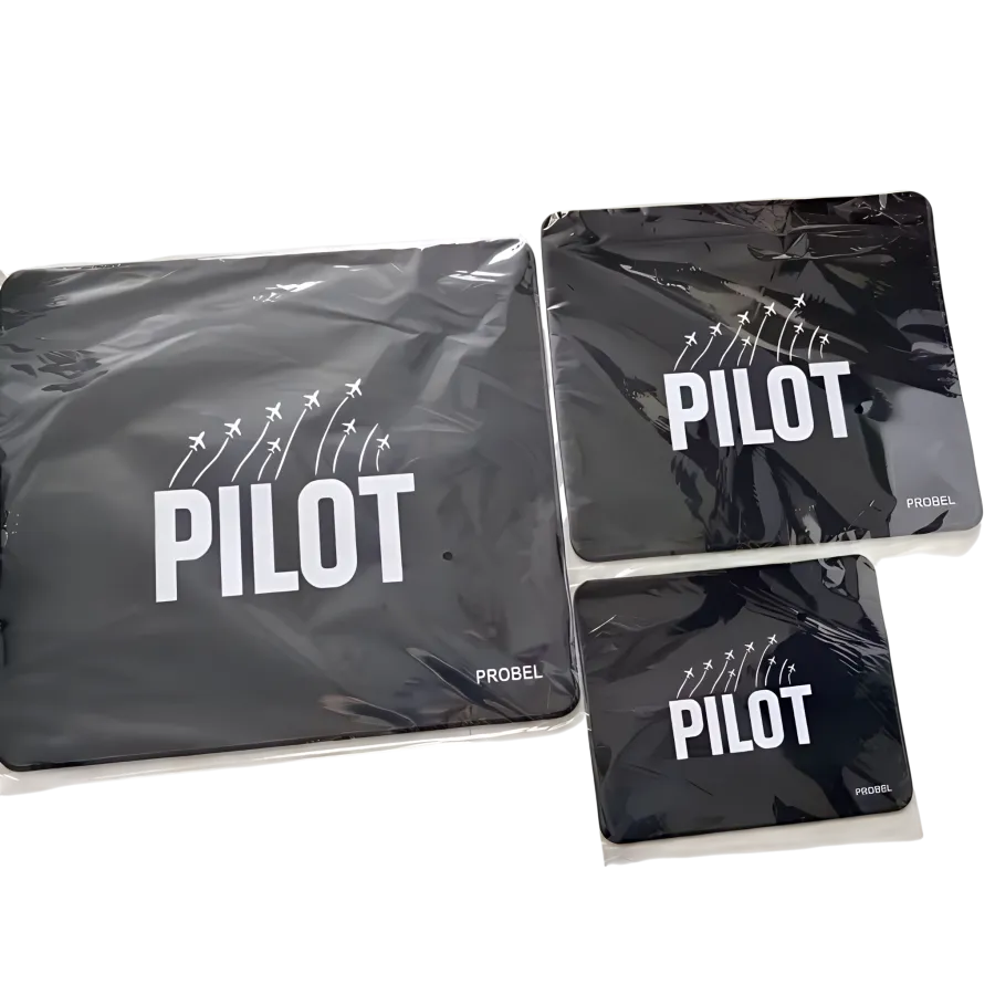 Mousepad „PILOT“, schwarz