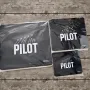 Tapis de souris "PILOT" PROBEL – Style aviation, noir