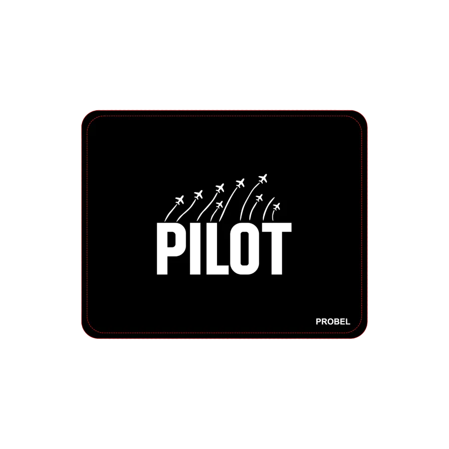 Mousepad „PILOT“, schwarz