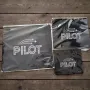 Alfombrilla de ratón "PILOT Lights" PROBEL – Estilo Aviación, negra