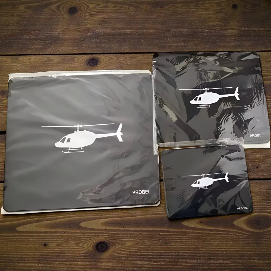 Mousepad „HELICOPTER“, schwarz