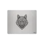 Aluminium-Mousepad PROBEL – Lasergravur „Cyber Wolf“