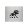 Aluminum Mouse Pad – Laser Engraved “Three-Headed Cyber Wolf”