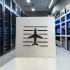 Aluminium-Mousepad – Lasergravur „Flugzeug über Startbahn“