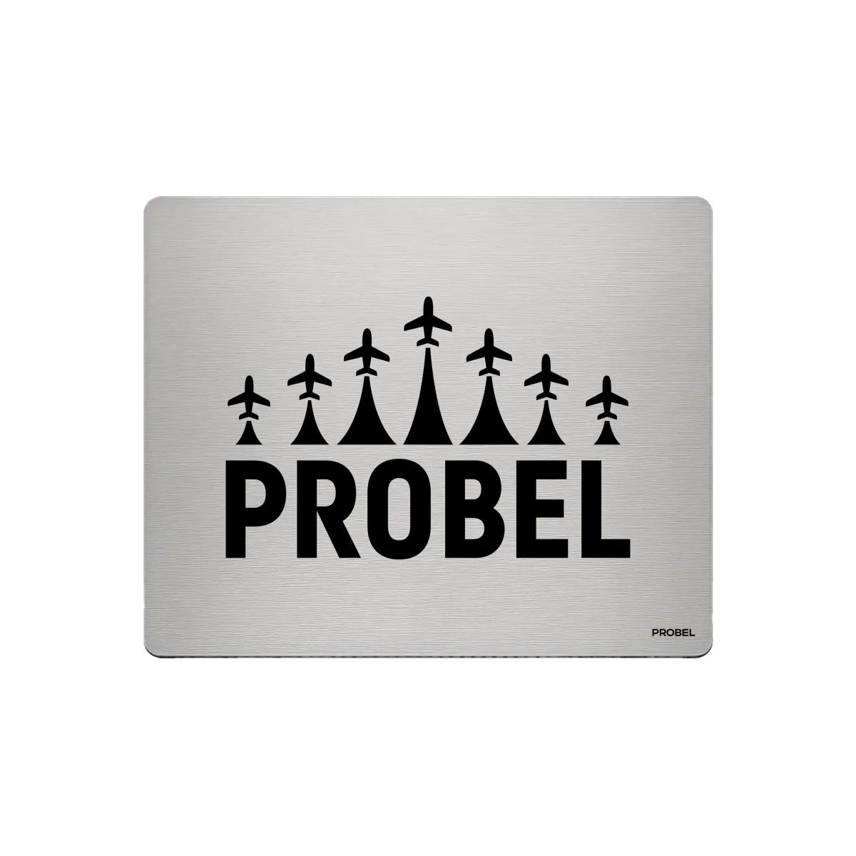 Aluminium-Mousepad – Lasergravur „Startende Flugzeugformation“