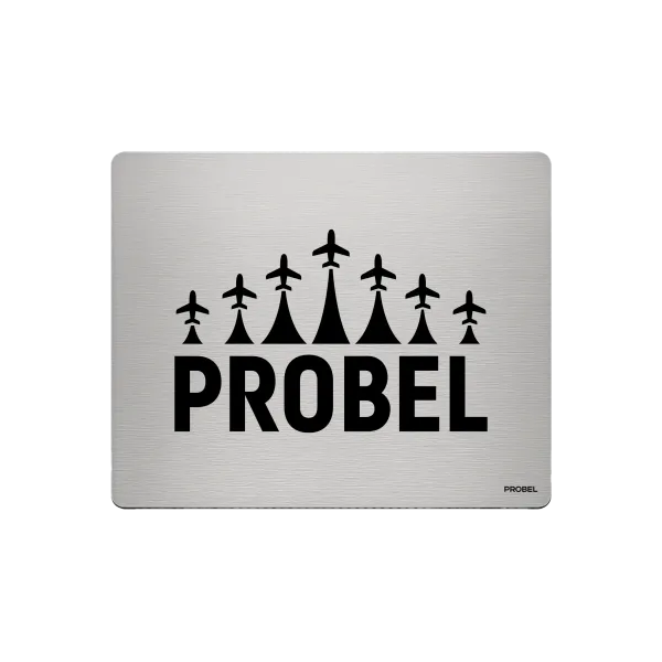 Aluminium-Mousepad – Lasergravur „Startende Flugzeugformation“