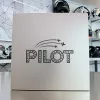 Aluminium-Mousepad – Lasergravur „PILOT mit Runway-Schrift“