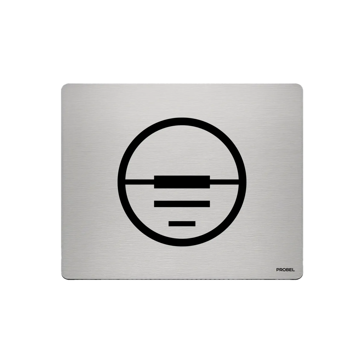 Tapis de souris en aluminium – gravure laser “Symbole avionique”