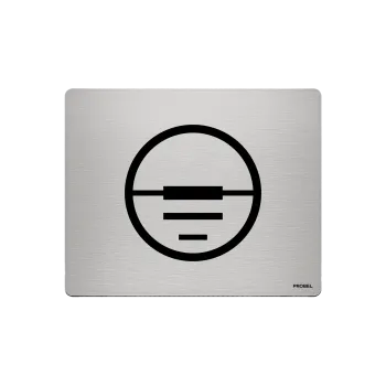 Aluminium-Mousepad – Lasergravur „Avionik Symbol“