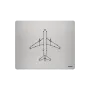 Mousepad in alluminio – incisione laser “Aereo geometrico”