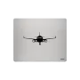 Aluminum Mouse Pad – Laser Engraved “Aircraft Front View”