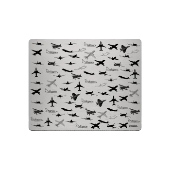 Aluminium-Mousepad – Lasergravur „Aviation Pattern“