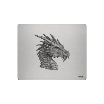 Aluminium-Mousepad – Lasergravur „Dragon Head“