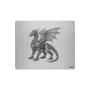 Aluminiowa podkładka pod mysz – grawer laserowy „Steampunk Dragon”