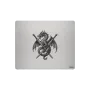 Tapis de souris en aluminium – gravure laser « Dragon & Crossed Swords »