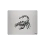 Aluminium-Mousepad – Lasergravur „Mechanical Scorpion“