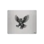 Aluminiowa podkładka pod mysz – grawer laserowy „Mechanical Owl Flight”
