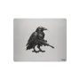 Mousepad in alluminio – incisione laser “Mechanical Raven”